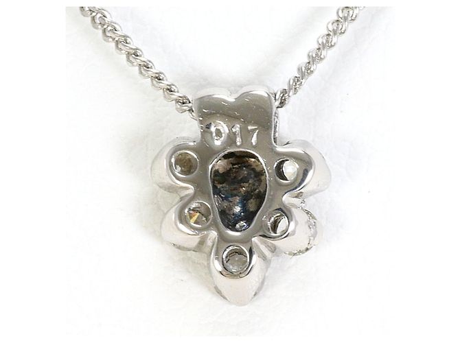 Autre Marque PT850 Platin-Halskette mit Diamant - Ansicht 3