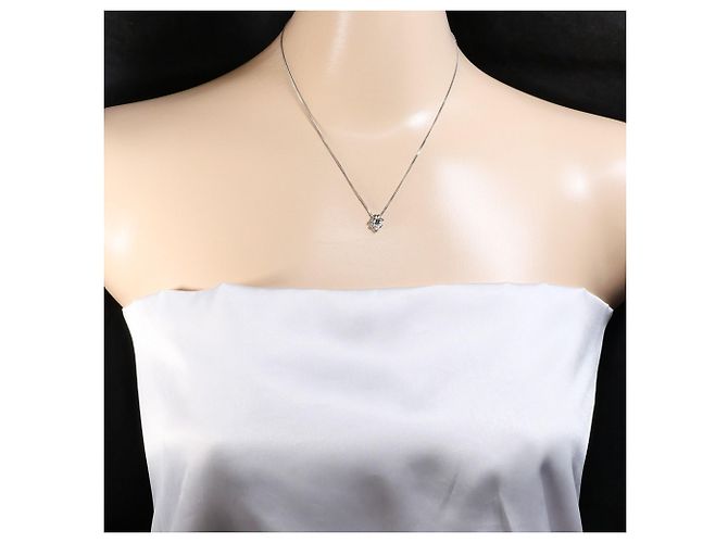 Autre Marque PT850 Platin-Halskette mit Diamant - Ansicht 5