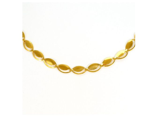Autre Marque 24K Yellow Gold Necklace Golden - view 3