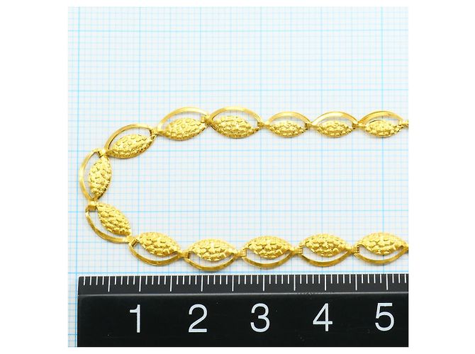 Autre Marque 24K Yellow Gold Necklace Golden - view 5