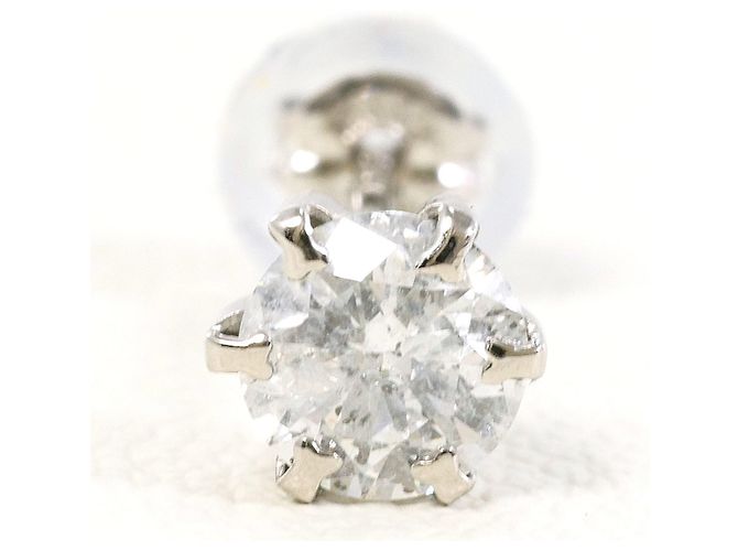 Autre Marque PT900 Platin Diamant Ohrstecker - Ansicht 2