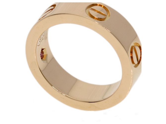 Cartier 18K Roségold-Ring mit rosa Saphir - Ansicht 6