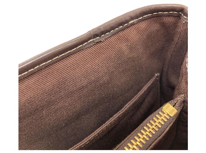 Céline Celine Handtasche aus Canvas mit Macadam-Muster Braun - Ansicht 10