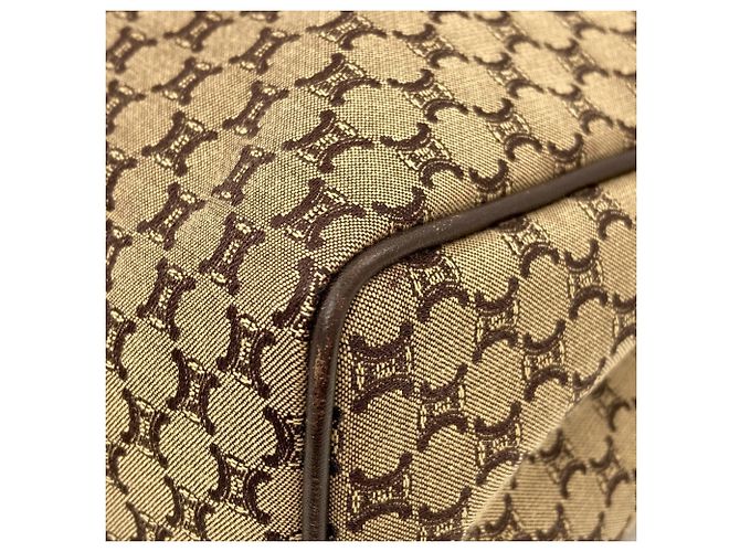 Céline Celine Handtasche aus Canvas mit Macadam-Muster Braun - Ansicht 18