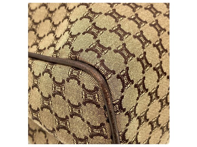 Céline Celine Handtasche aus Canvas mit Macadam-Muster Braun - Ansicht 19