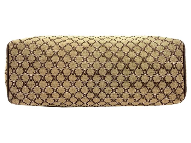 Céline Celine Handtasche aus Canvas mit Macadam-Muster Braun - Ansicht 4