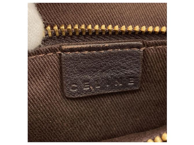 Céline Celine Handtasche aus Canvas mit Macadam-Muster Braun - Ansicht 6