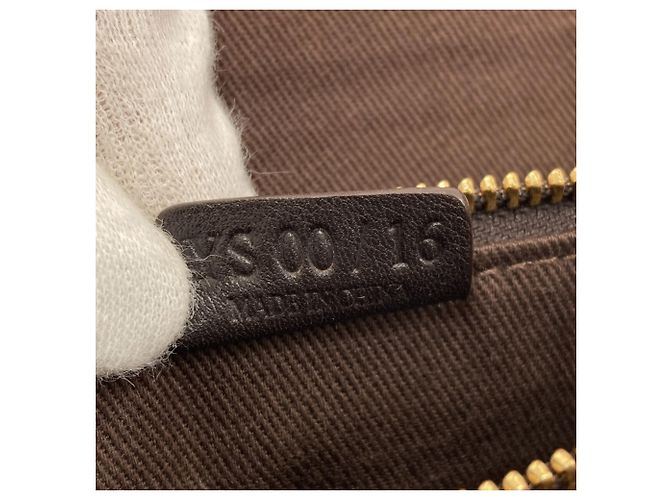 Céline Celine Handtasche aus Canvas mit Macadam-Muster Braun - Ansicht 7