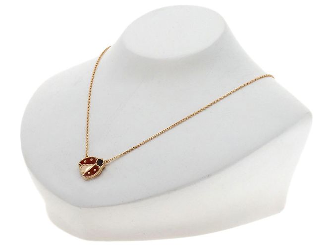 Van Cleef & Arpels Lucky Spring Open Wing Ladybug Halskette in 18K Roségold - Ansicht 4