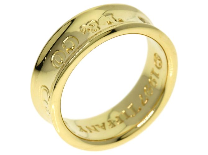 Anello Tiffany & Co. 1837 Narrow Band in oro giallo 18K - vista 2