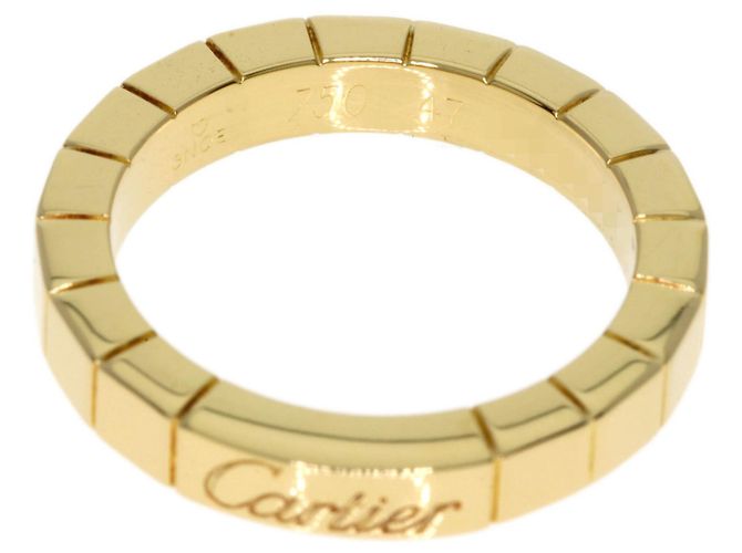 Anillo Cartier Lanieres #47 en oro amarillo de 18K - vista 4