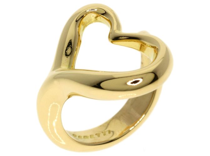 Anello Open Heart di Tiffany & Co. in oro giallo 18K - vista 2