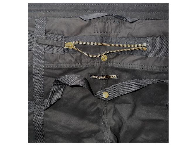 Pantaloni Cargo Jean Paul Gaultier AW2003 Nero - vista 12