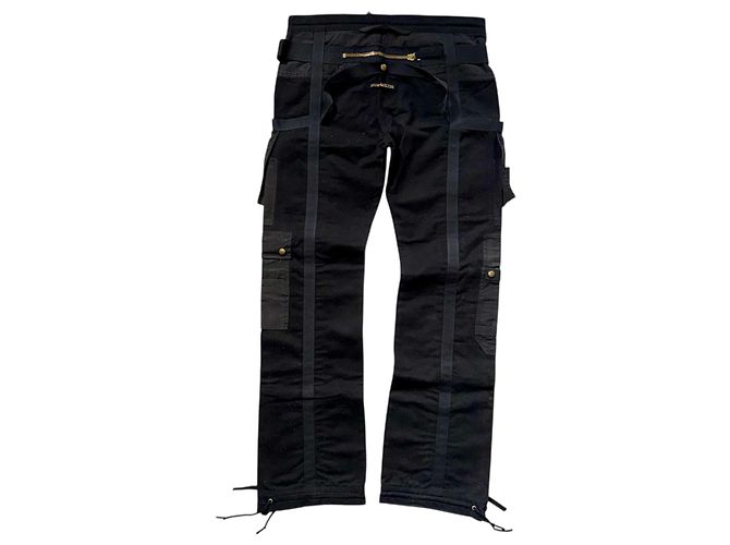 Pantaloni Cargo Jean Paul Gaultier AW2003 Nero - vista 2