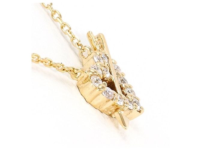 Autre Marque Collana in oro giallo 10K con diamante D'oro - vista 2