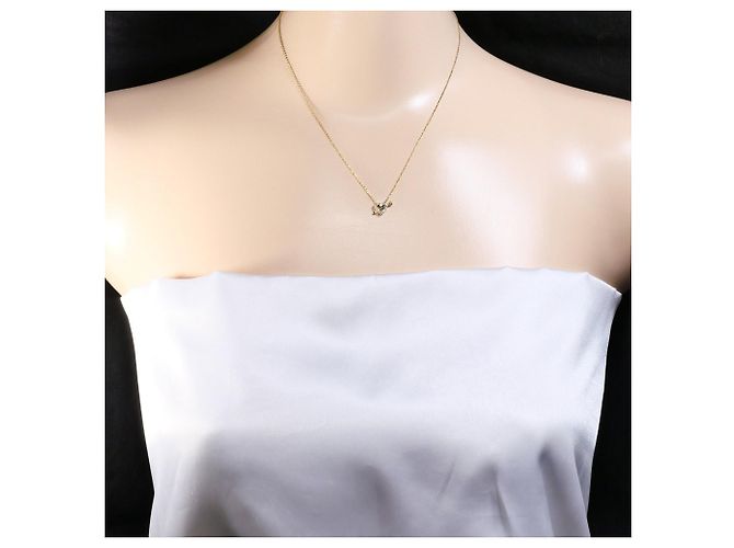 Autre Marque Collana in oro giallo 10K con diamante D'oro - vista 5