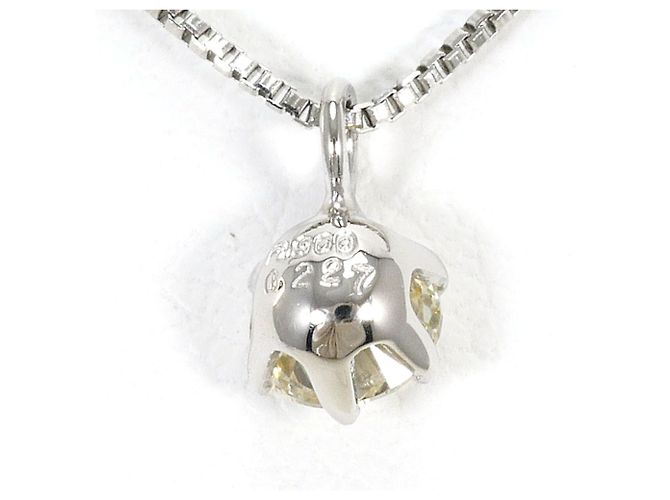 Autre Marque Collana in platino con diamante giallo - vista 3