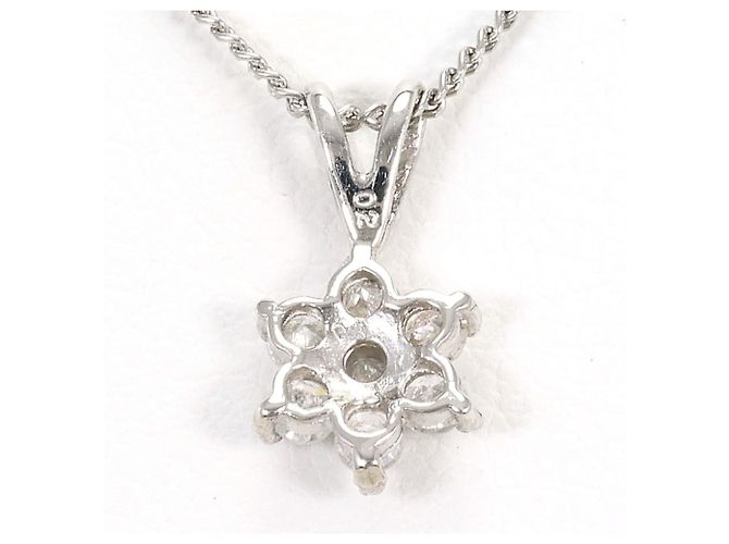 Autre Marque PT850 Platin-Halskette mit Diamant - Ansicht 3