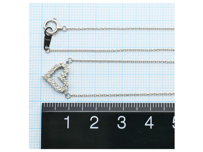 Autre Marque Collana in platino PT850 con diamante - vista 4