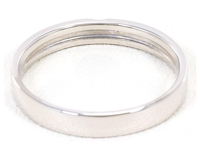 Autre Marque 14K Weißgold Ringband Golden - Ansicht 3