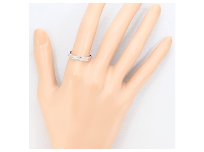 Autre Marque 14K Weißgold Ringband Golden - Ansicht 5