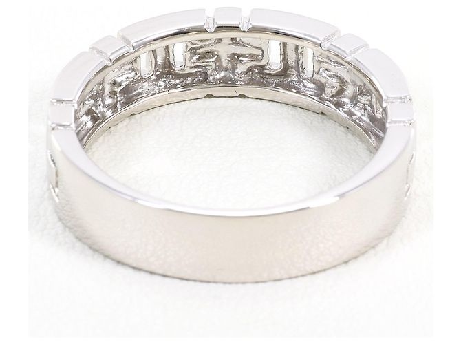 Autre Marque Anello a fascia in oro bianco 14K D'oro - vista 3