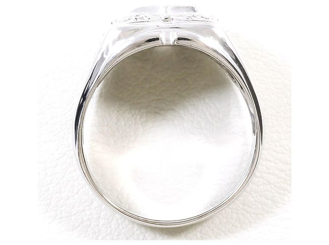 Autre Marque Diamantring aus Weißgold Golden - Ansicht 3