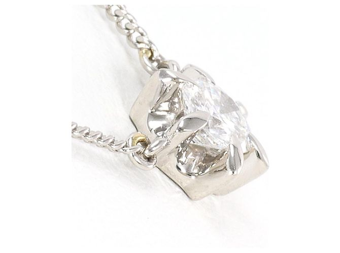 Autre Marque PT900 Platin-Halskette mit Diamant - Ansicht 2