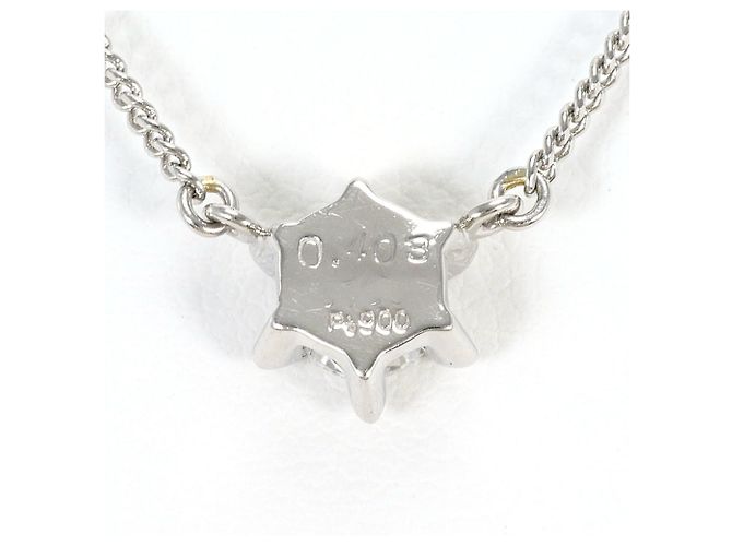 Autre Marque PT900 Platin-Halskette mit Diamant - Ansicht 3