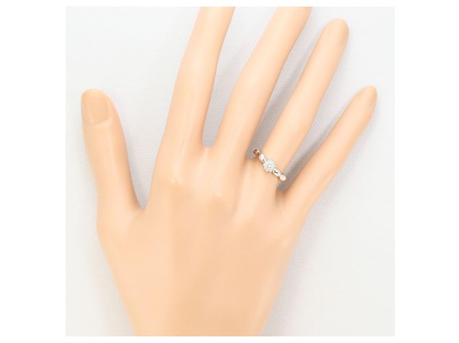 Autre Marque PT900 Platinring mit Diamant - Ansicht 5