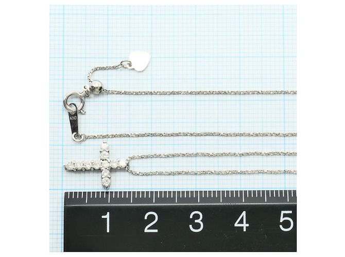 Autre Marque Collana in oro bianco 10K e diamanti D'oro - vista 4