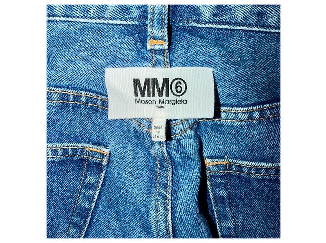 Maison Martin Margiela JEANS MAISON MARGIELA MM6 CON PANELES AL REVERSO Azul - vista 12