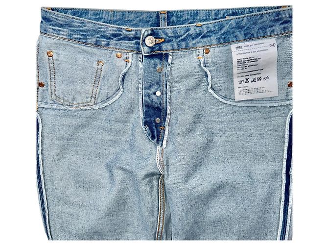 Maison Martin Margiela JEANS MAISON MARGIELA MM6 CON PANELES AL REVERSO Azul - vista 2