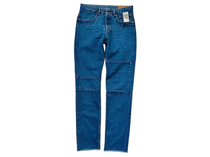 Maison Martin Margiela JEANS MAISON MARGIELA MM6 CON PANELES AL REVERSO Azul - vista 7