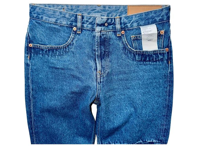Maison Martin Margiela JEANS MAISON MARGIELA MM6 CON PANELES AL REVERSO Azul - vista 8