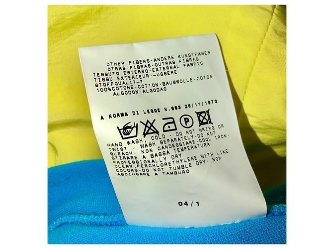 SET VINTAGE BIKER VERSACE JEANS COUTURE Bianco Blu Giallo - vista 11