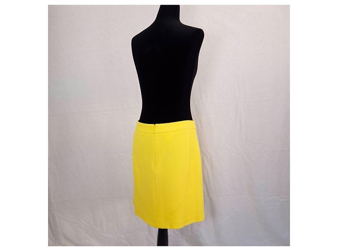 Moschino Cheap And Chic Mini gonna gialla Moschino vintage 2000s in stile mod Giallo - vista 4