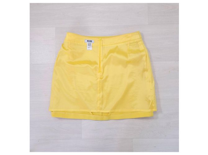 Moschino Cheap And Chic Mini gonna gialla Moschino vintage 2000s in stile mod Giallo - vista 6