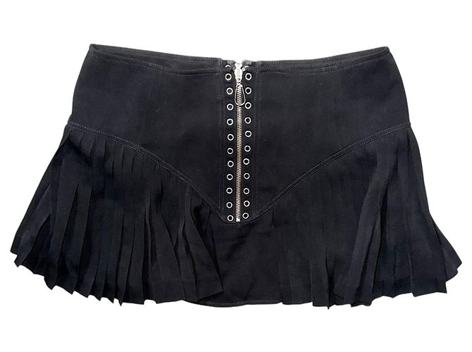 Versace Jeans Couture MINIGONNA VINTAGE VERSACE Nero - vista 2