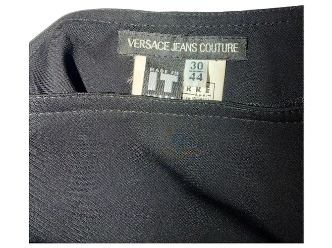 Versace Jeans Couture MINIGONNA VINTAGE VERSACE Nero - vista 4