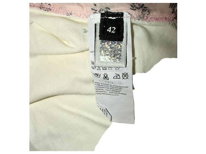 TOP CON ESTAMPADO BANDANA DOLCE & GABBANA Rosa Blanco - vista 4