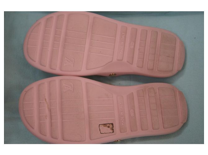 Infradito Louis Vuitton Rose Monogram Rosa - vista 7