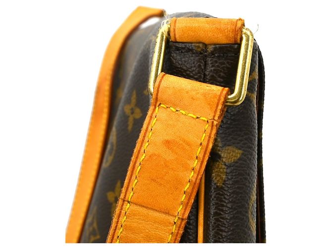 Borsa Musette Salsa Louis Vuitton in Canvas Monogram GM Marrone - vista 7