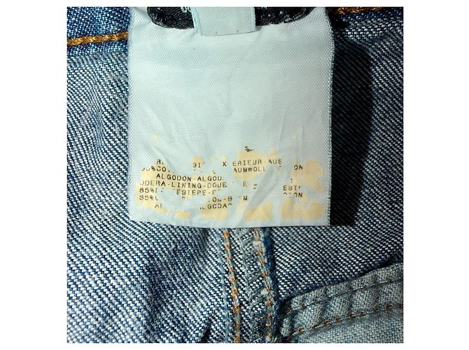 DOLCE & GABBANA VINTAGE PATCHWORK JEANS Blue - view 6