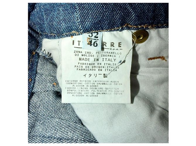 D&G GONNA IN DENIM VINTAGE PATCHWORK DOLCE & GABBANA Blu - vista 6