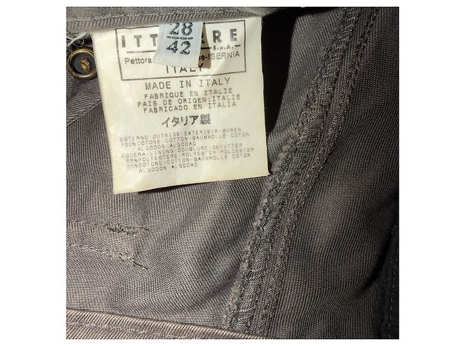 D&G DOLCE & GABBANA  VINTAGE CARGO MULTI POCKET PANTS Brown Grey - view 5