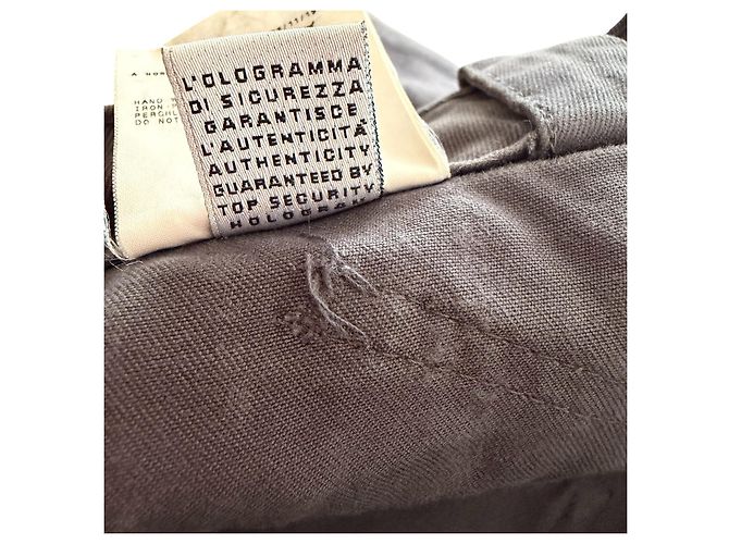 D&G DOLCE & GABBANA  VINTAGE CARGO MULTI POCKET PANTS Brown Grey - view 7