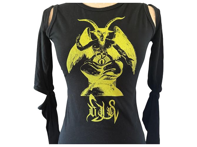VERSACE JEANS COUTURE BAPHOMET MANGA LARGA Negro - vista 2