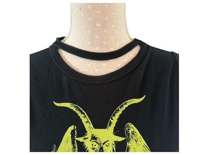 VERSACE JEANS COUTURE BAPHOMET MANGA LARGA Negro - vista 3