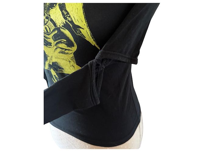 VERSACE JEANS COUTURE BAPHOMET MANGA LARGA Negro - vista 5